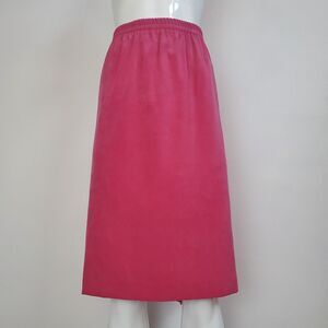 Vintage 80s Leslie Fay Pink Skirt